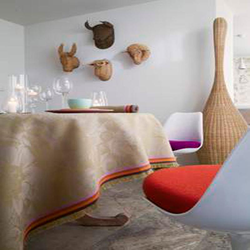 Boheme Tablecloth 69 x 98 Hemp