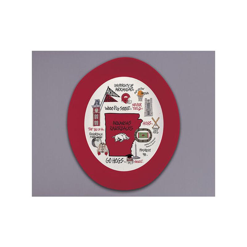 Arkansas Melamine Bowl 13.5 inch