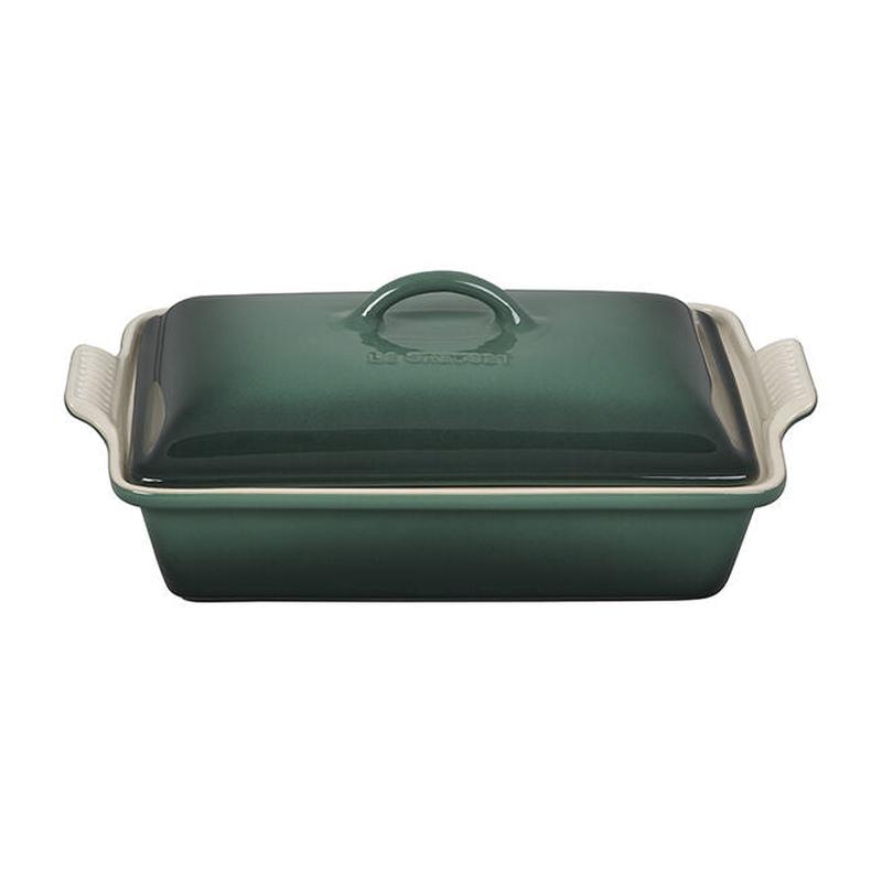 Heritage Covered Rect Casserole 4 Qt Artichaut