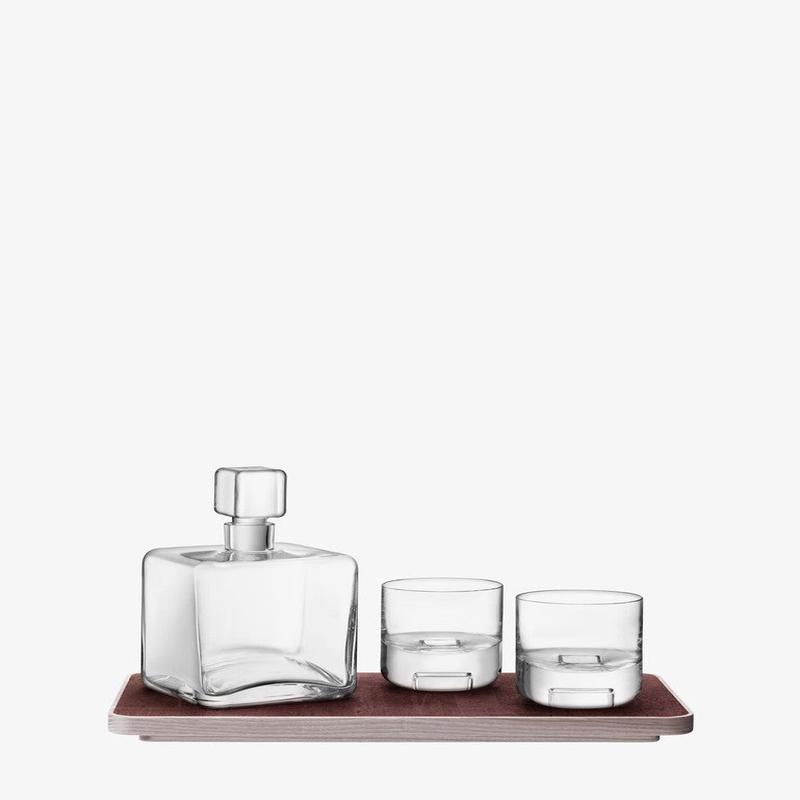 Cask Whiskey Connoisseur Set/Ash Cork Tray