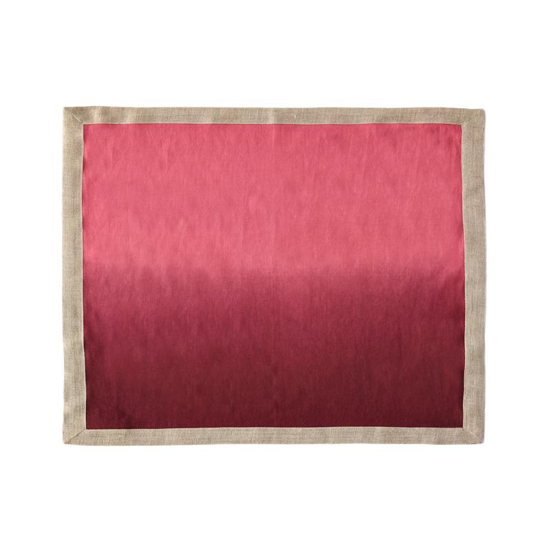 Kim Seybert Napkin Dip Dye Berry and Plum