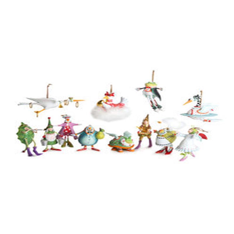 Patience Brewster 12 days Mini Ornament Set