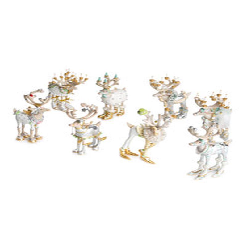 Patience Brewster Moonbeam Reindeer Mini Orn Set