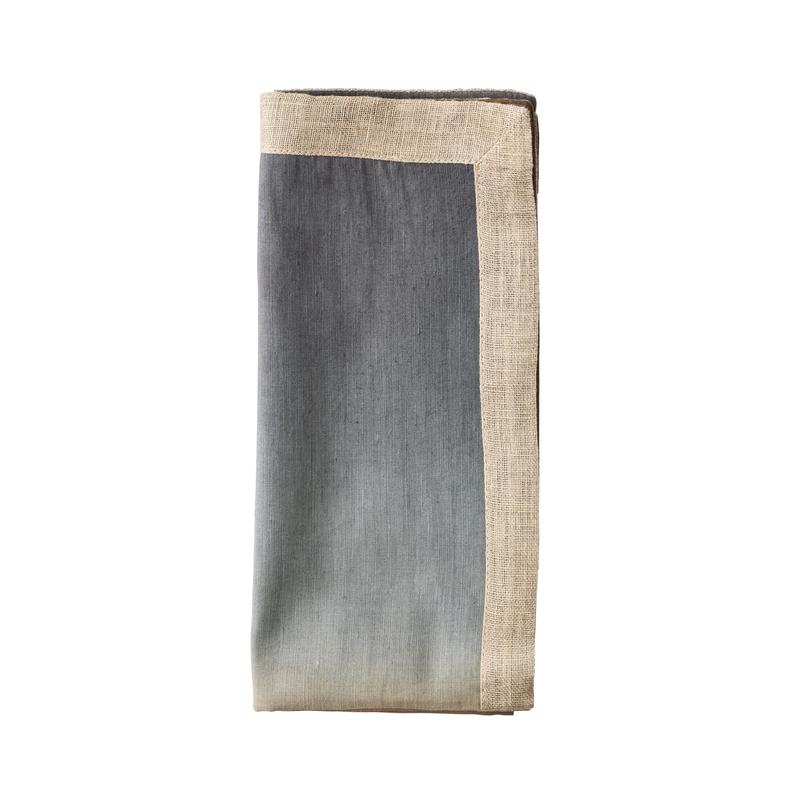 Kim Seybert Napkin Dip Dye Beige and Taupe