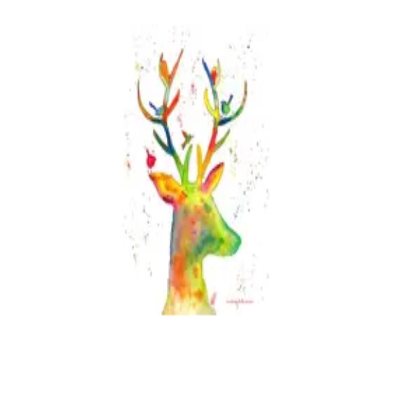 Christmas Rosie Reindeer & Friends Tea Towel