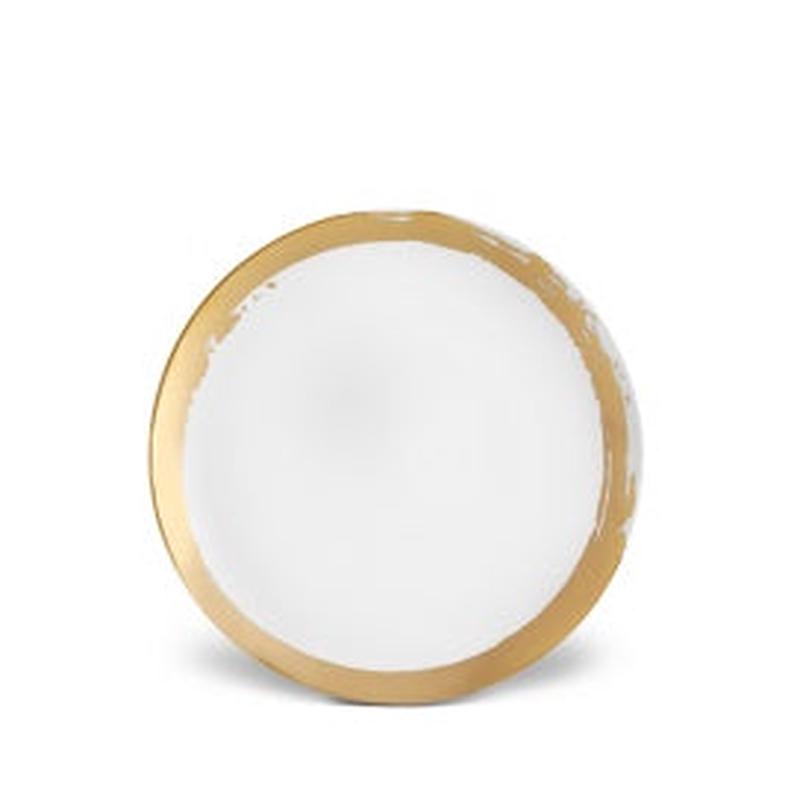 Zen Dessert Plate White/Gold