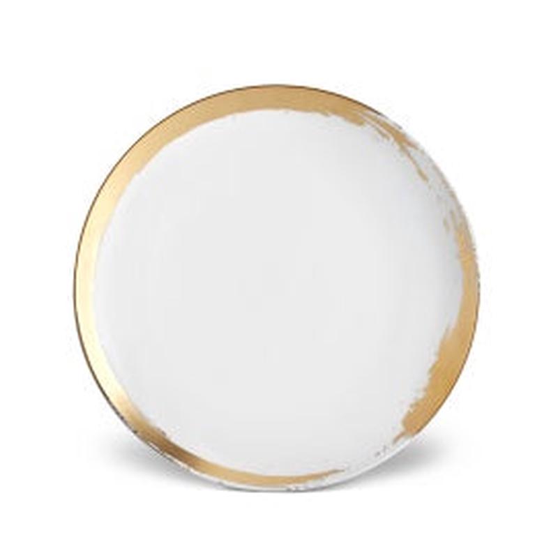 Zen Dinner Plate White/Gold
