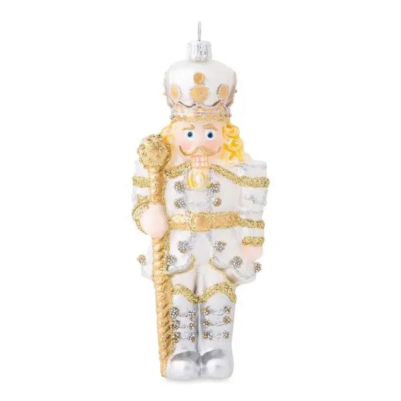 Berry & Thread Nutcracker Ornament Gold/Silver