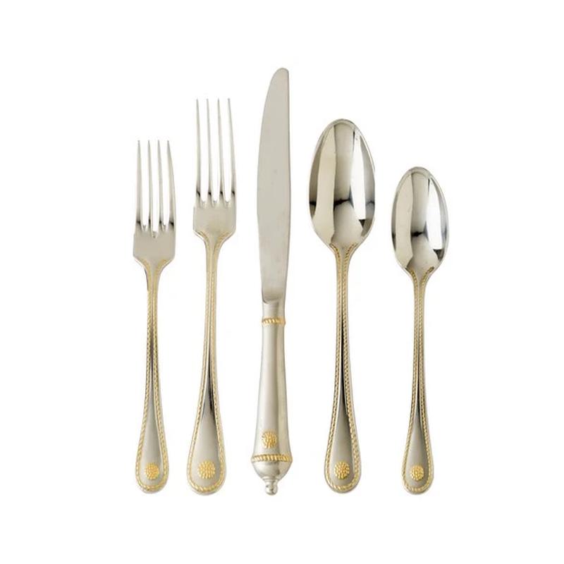 Berry & Thread 5 pc Setting with Gold