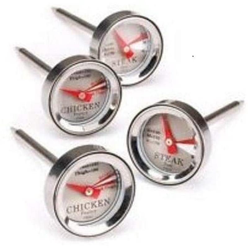 Set of 4 Mini Steak & Chicken Thermometers
