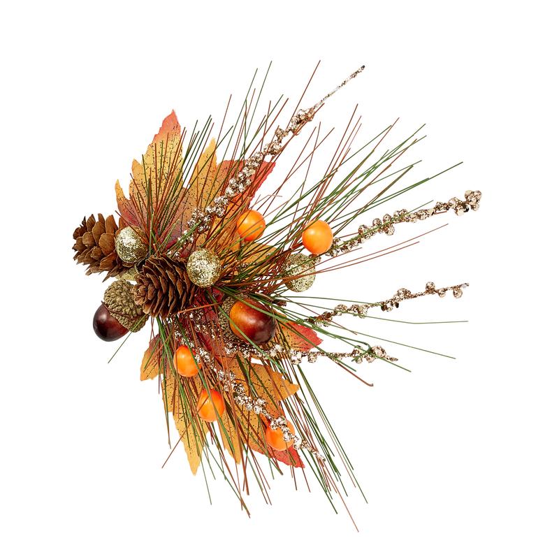 Kim Seybert Napkin Ring Autumn Spray Set of4