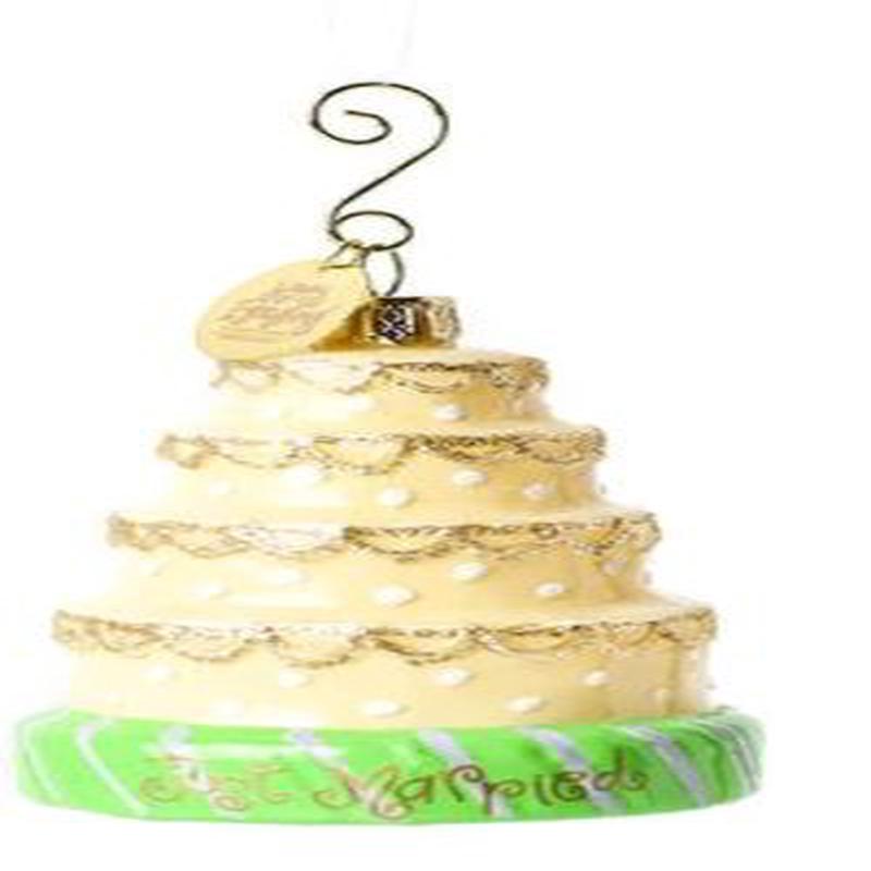 Wedding Cake Shaped Ornament