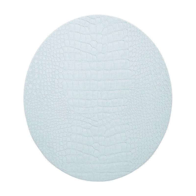 Kim Seybert Croco Placemat- Sky Blue