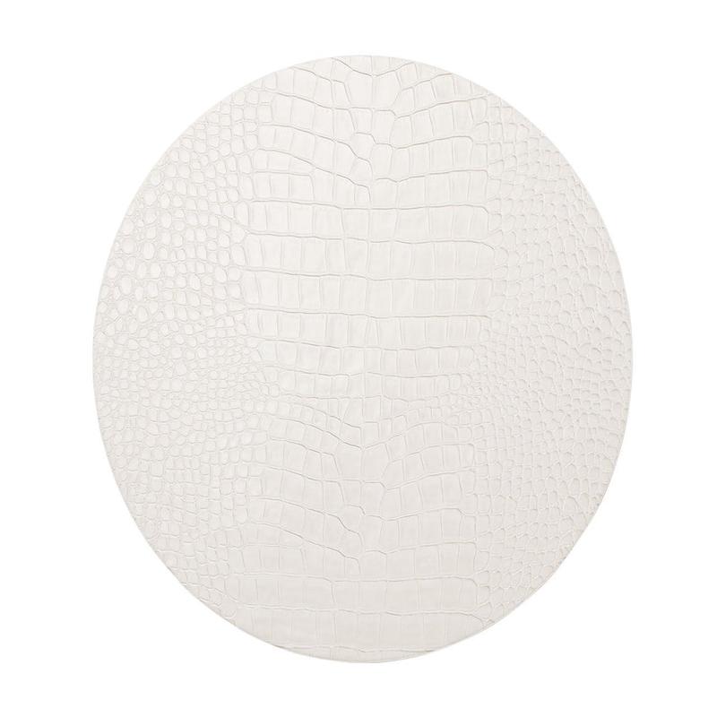 Kim Seybert Croco Placemat- White