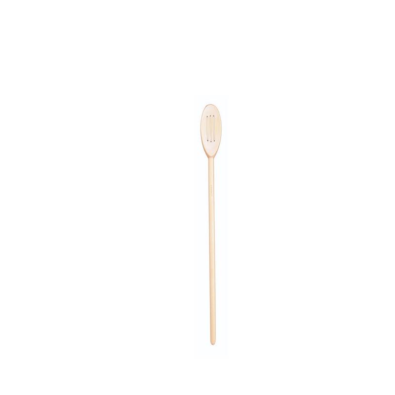 Beechwood Heavy Slotted Spoon 14"