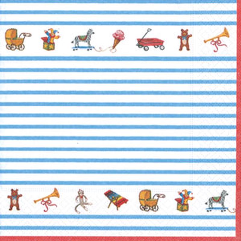 Bebe Blue Cocktail Napkin