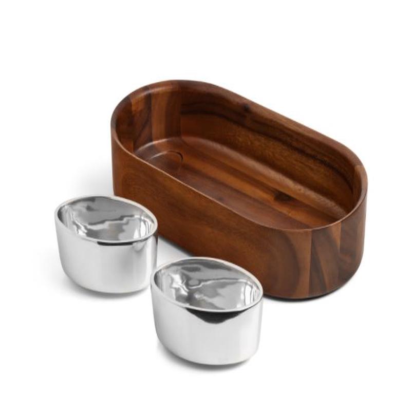 Oblong Nest Chip & Dip