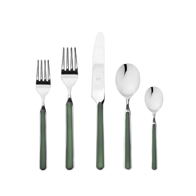 Fantasia Green Verde 5 pc Flatware Set