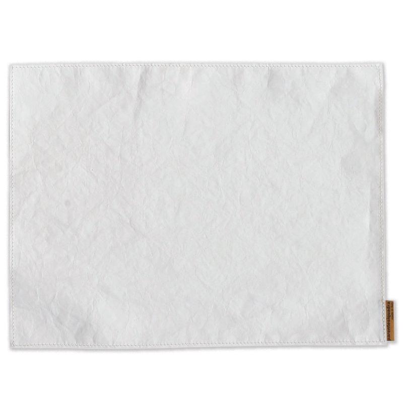 Italian Paper Placemats Washable Set of 4 White