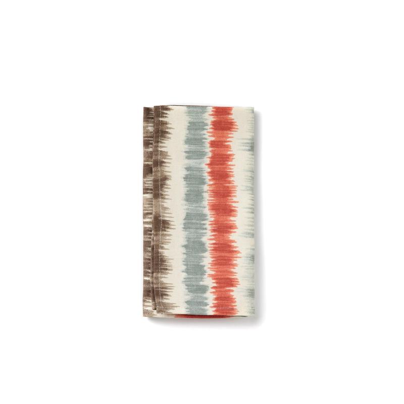 Red/ Brown Ikat Napkin