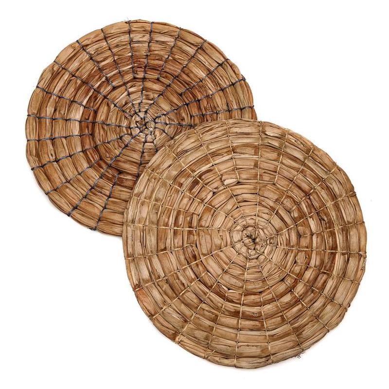 Wrapped Palm Placemat -Natural SEt of 4