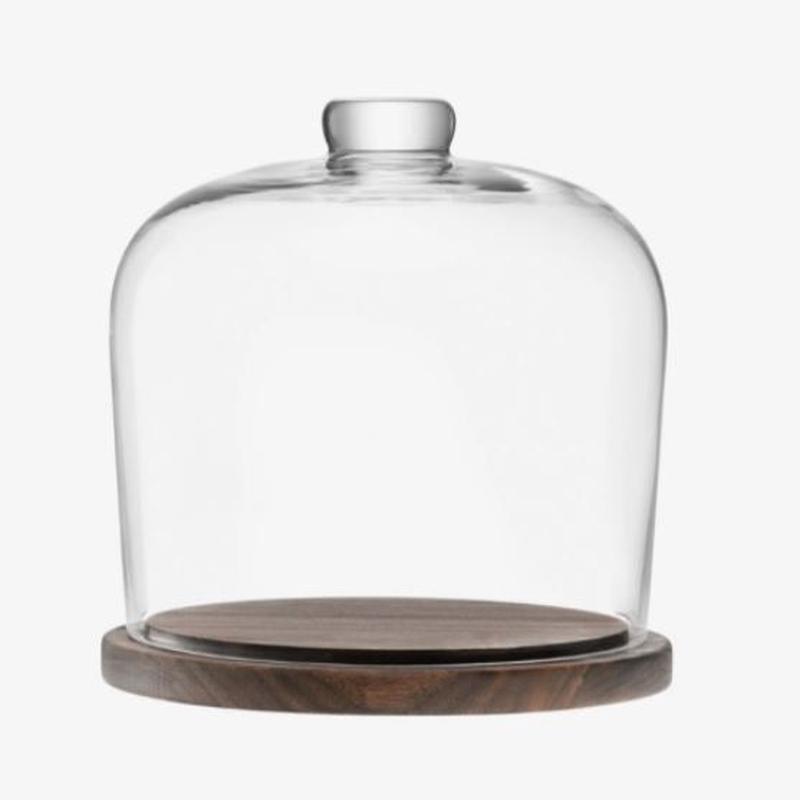 City Dome & Walnut Base 8.5in