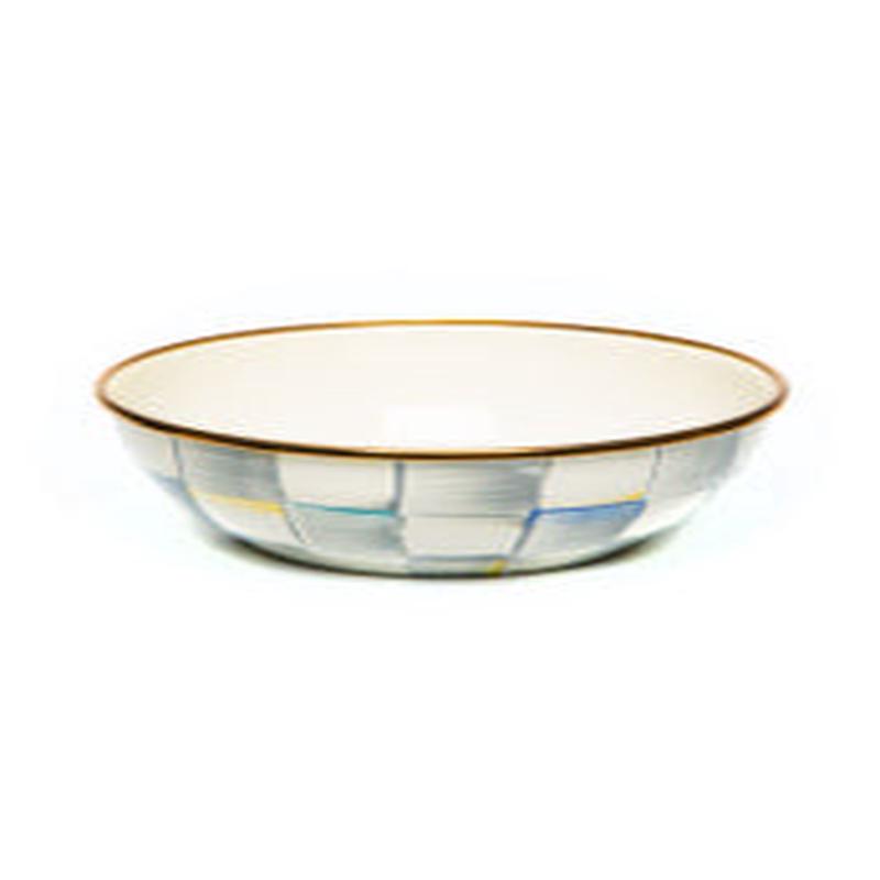 Sterling Check Enamel Everyday Bowl