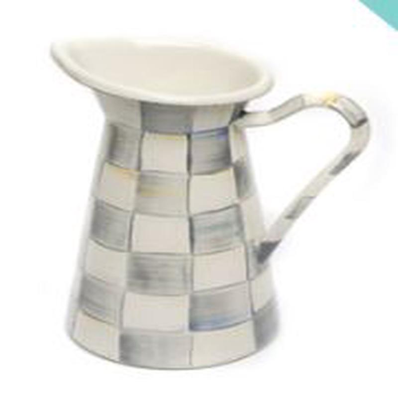 Sterling Check Enamel Practical Pitcher Medium