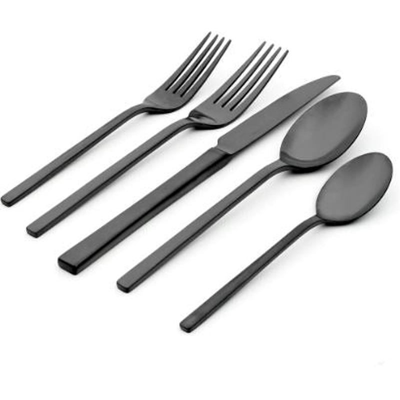 Allay Midnight 20 Piece Flatware Set