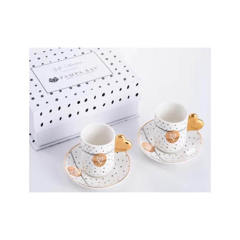 Espresso Cup & Saucer Set of 2