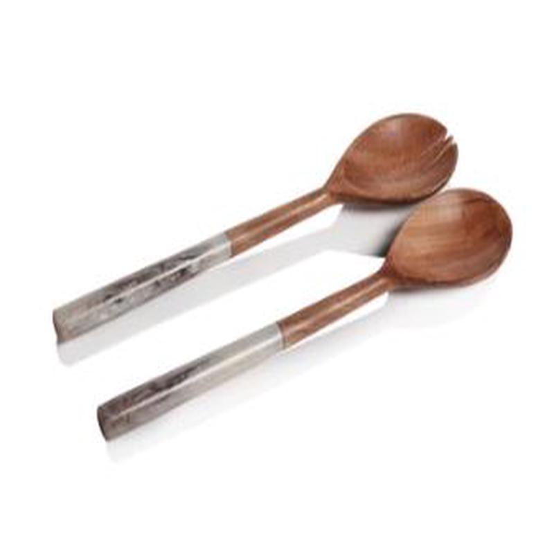Mango Wood Salad Server Set