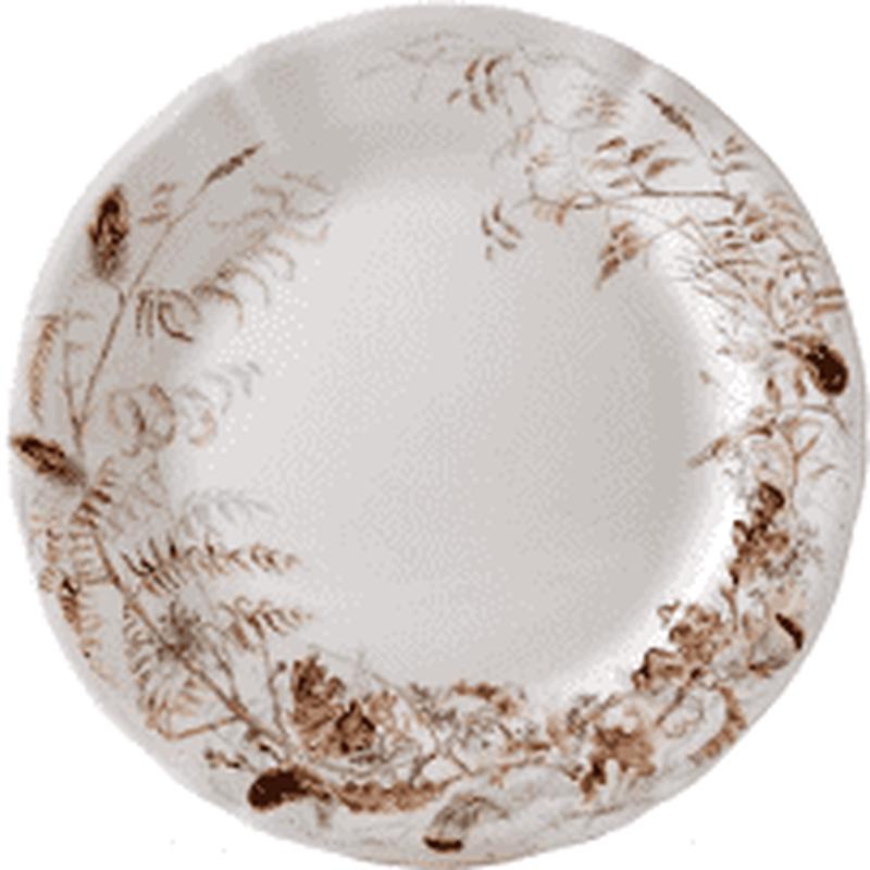 Sologne Dessert Plate Foliage