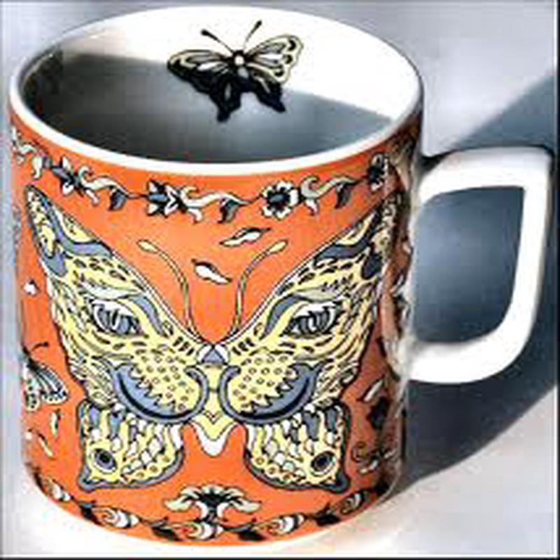 Bopla Pavonia Mug Red