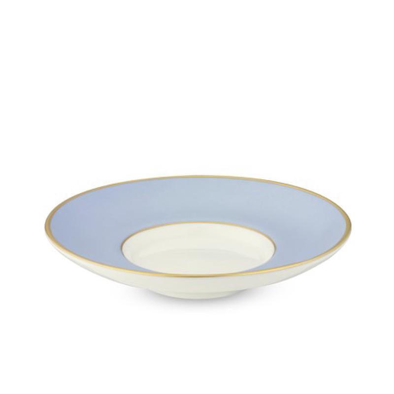 Colorsheen Blue Ultra w/Gold Tea Saucer