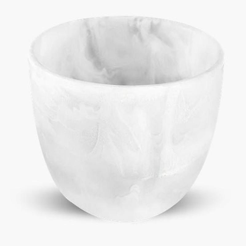 Deep Bowl Small White Swirl