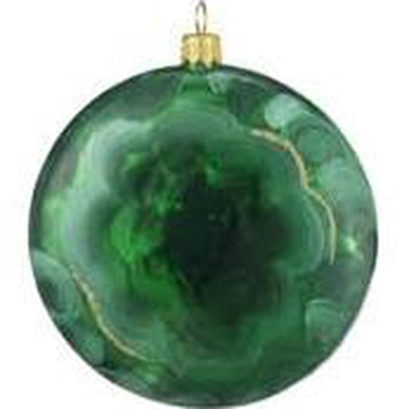 Disk Ornament Malachite