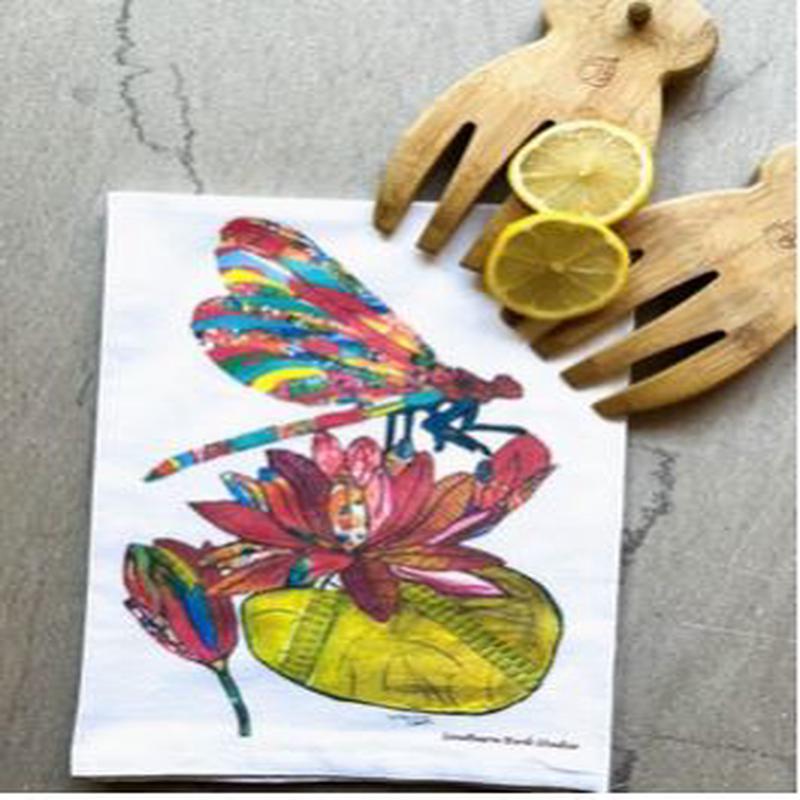 Dragonfly Tea Towel