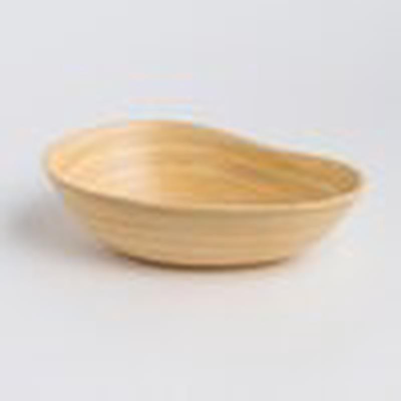 SOAI Bamboo Mango Shape Bowl Large Natural