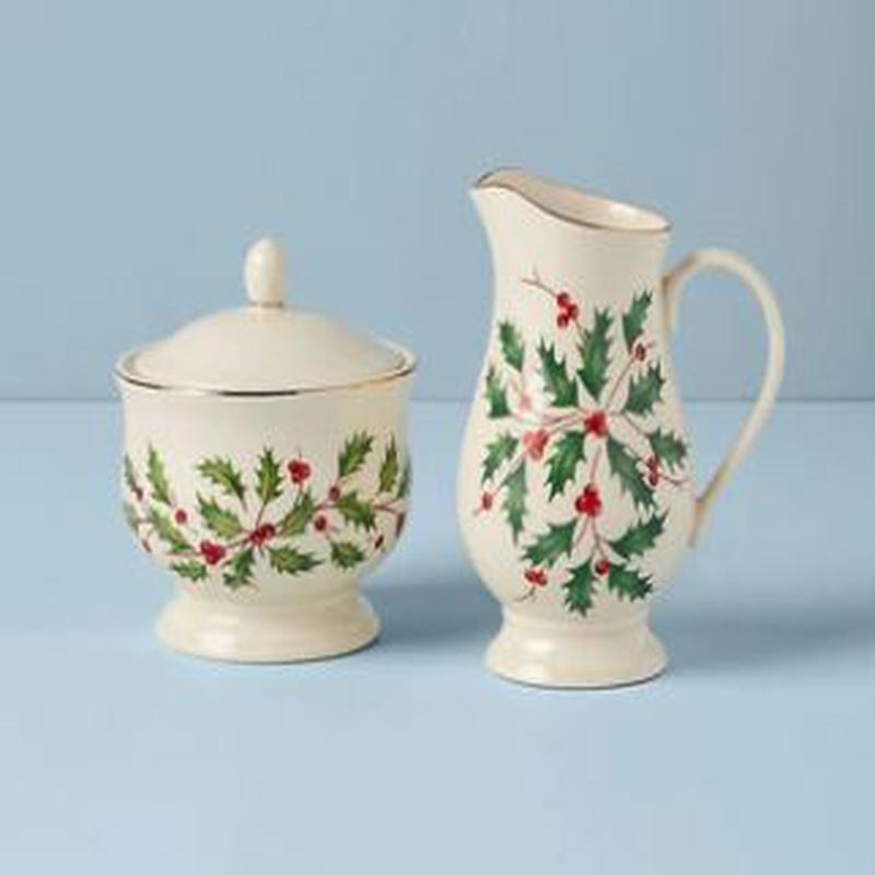 Holiday DW Sugar & Creamer