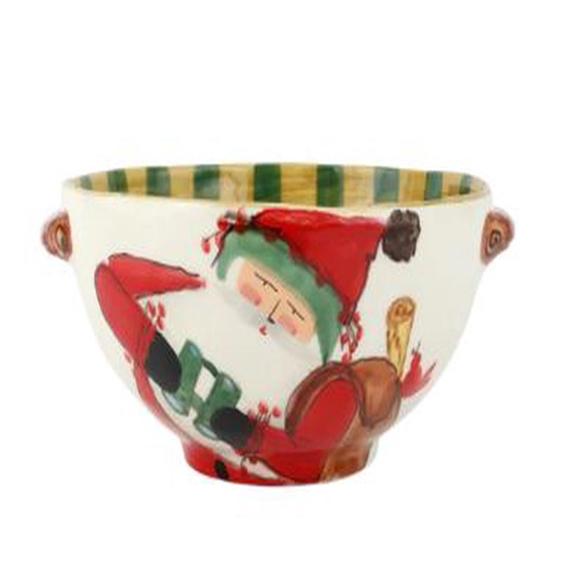 OSN Handled Bowl w/Bird Watcher