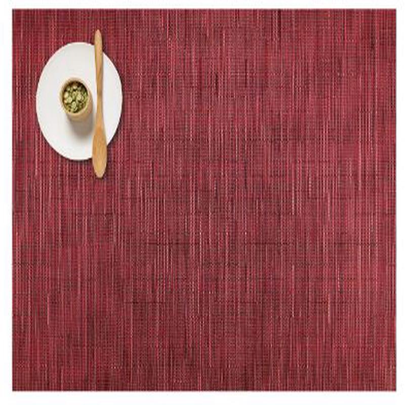 Bamboo Signature Placemat Cranberry 14'x19'