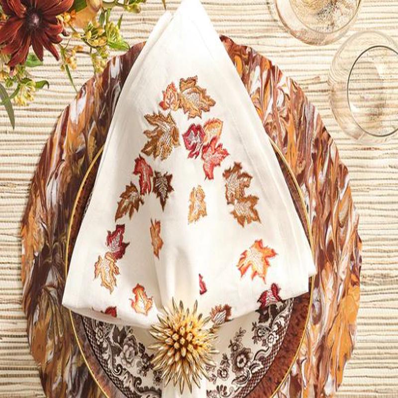 Autumn Napkin White & Multi