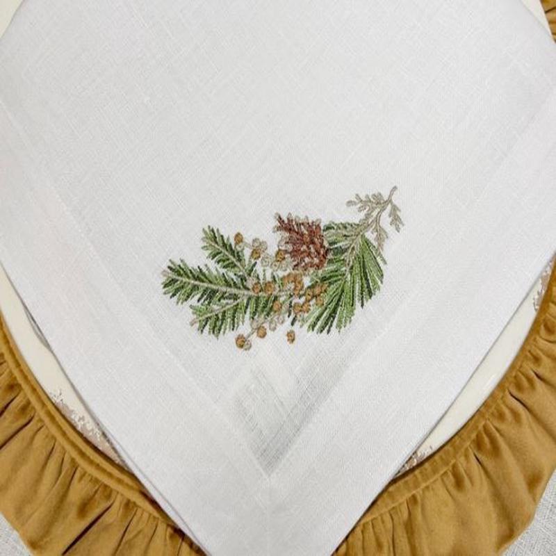 Fall Sprig Large Napkin Set of 4