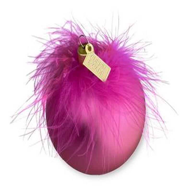 Plumes- Fuchsia Ornament