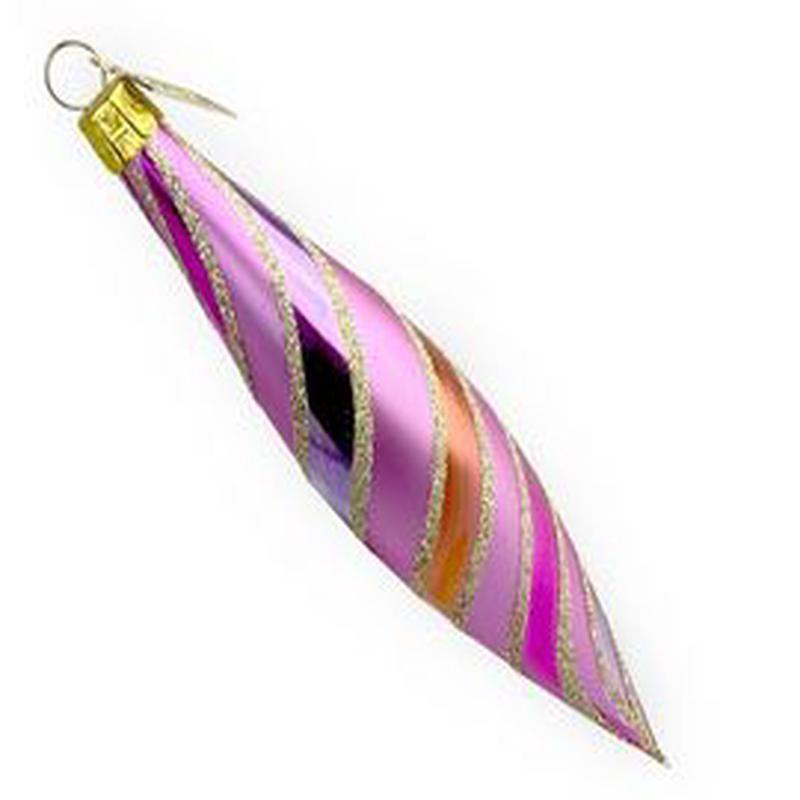 Teardrops- Fuchsia Ornament