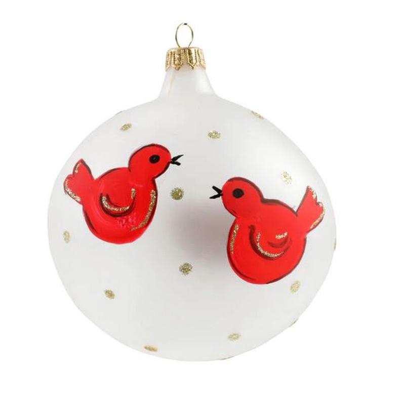 Red Birds Ornament