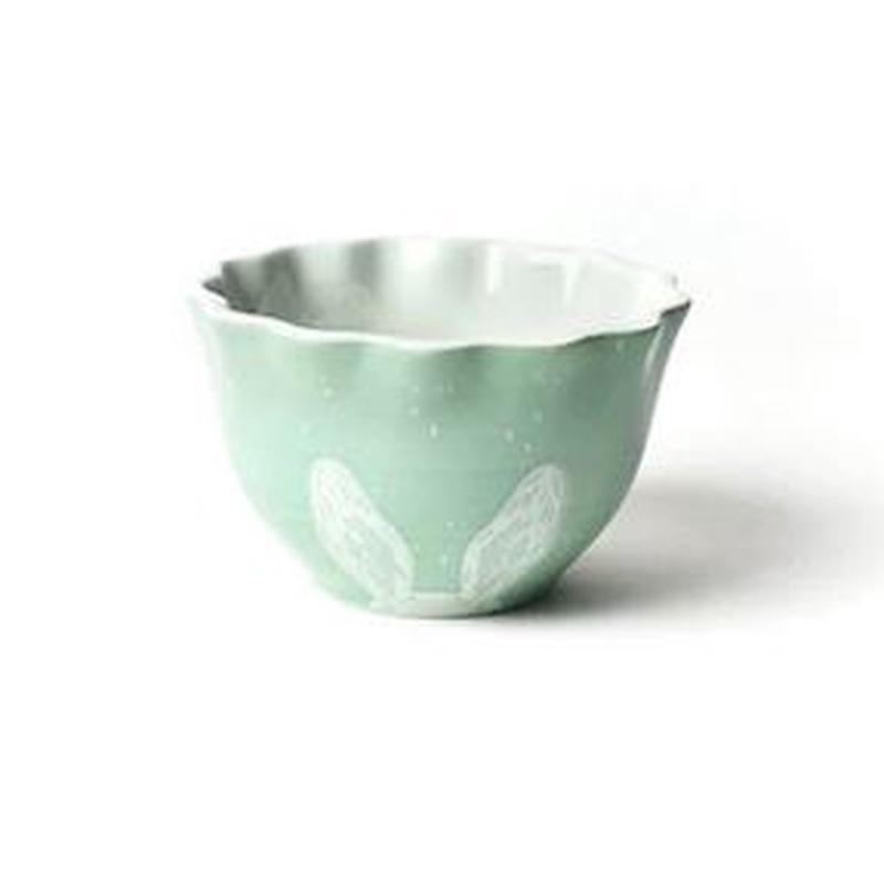 Speckled Rabbit Ears App. Bowl Sage Set of 4