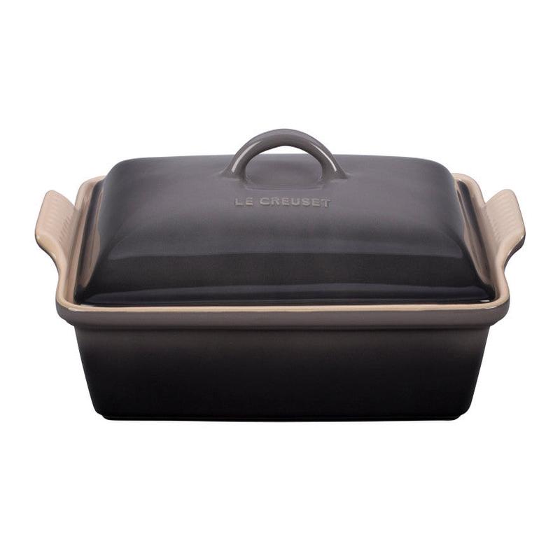 Heritage Covered Rect Casserole Oyster