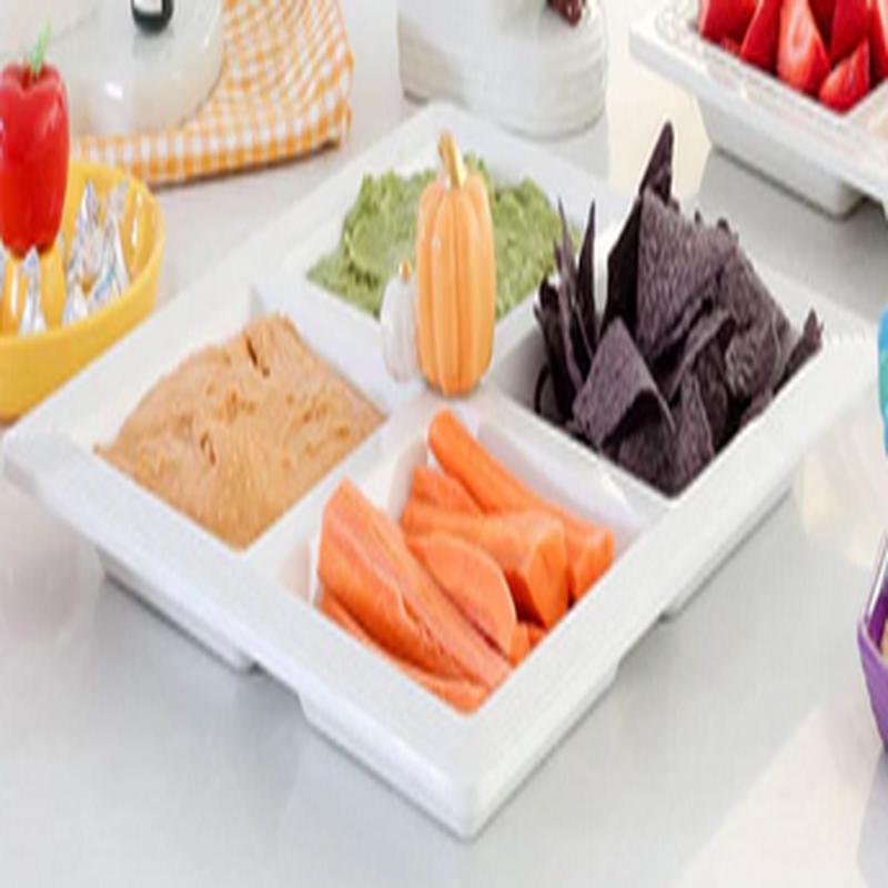 Pinstripes Melamine Sectional Server