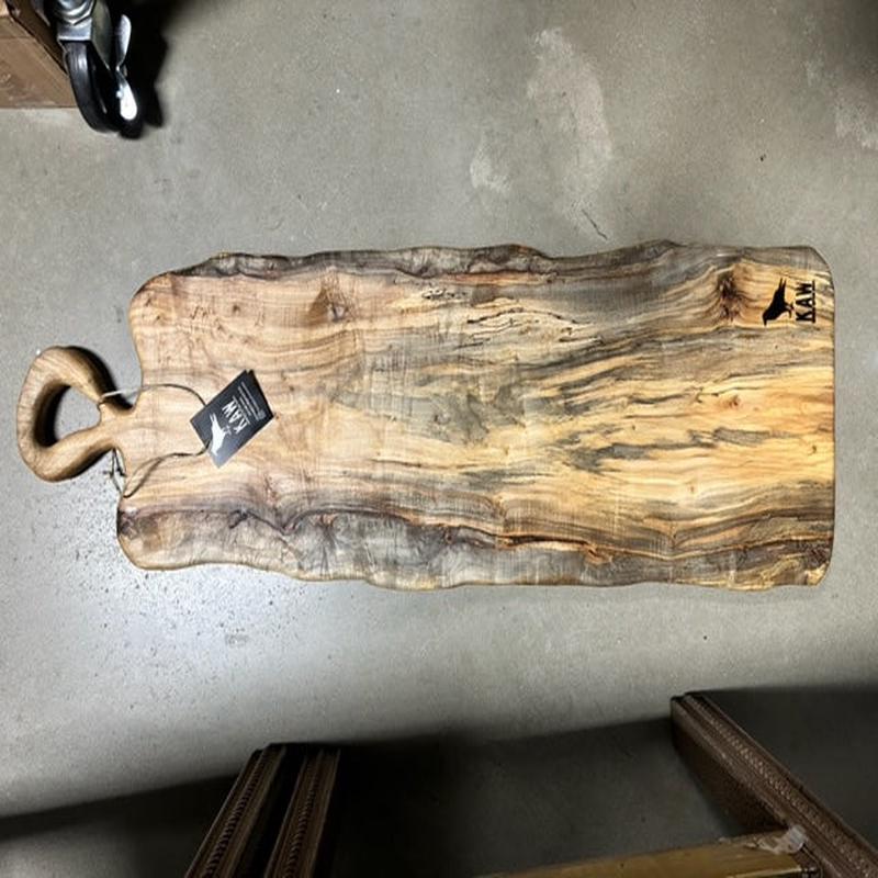 Cherry or Maple Live Edge Charcuterie Board Large